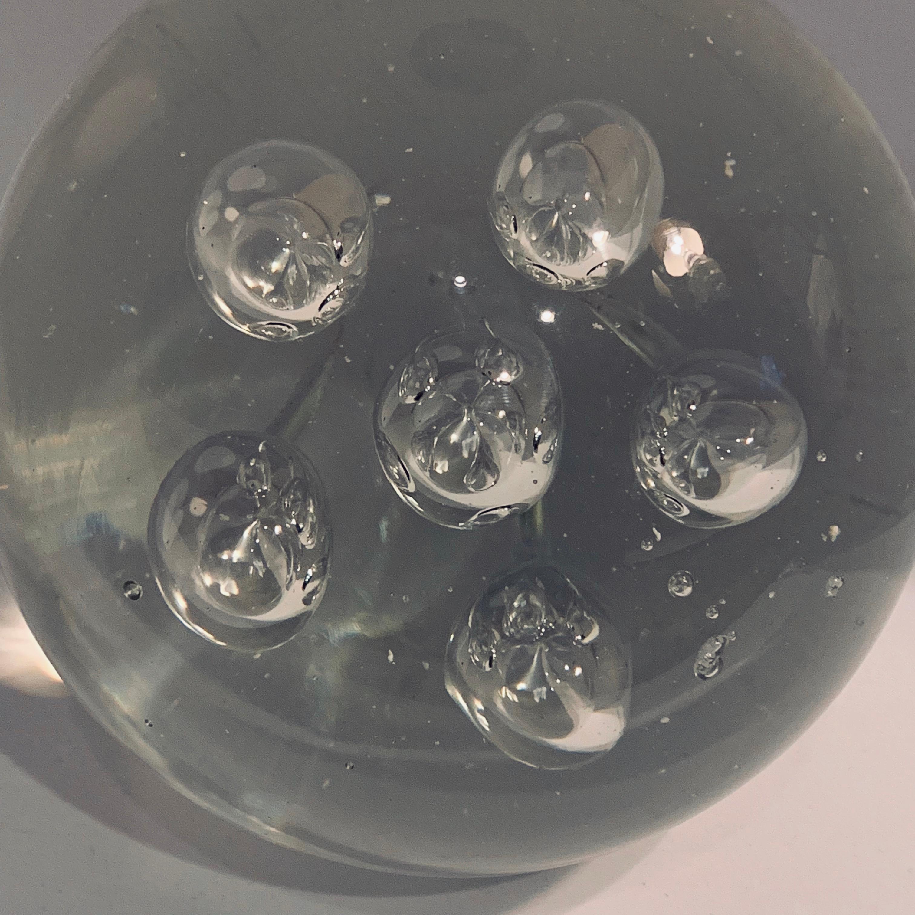 Large Midcentury Italian Crystal Sphere 6