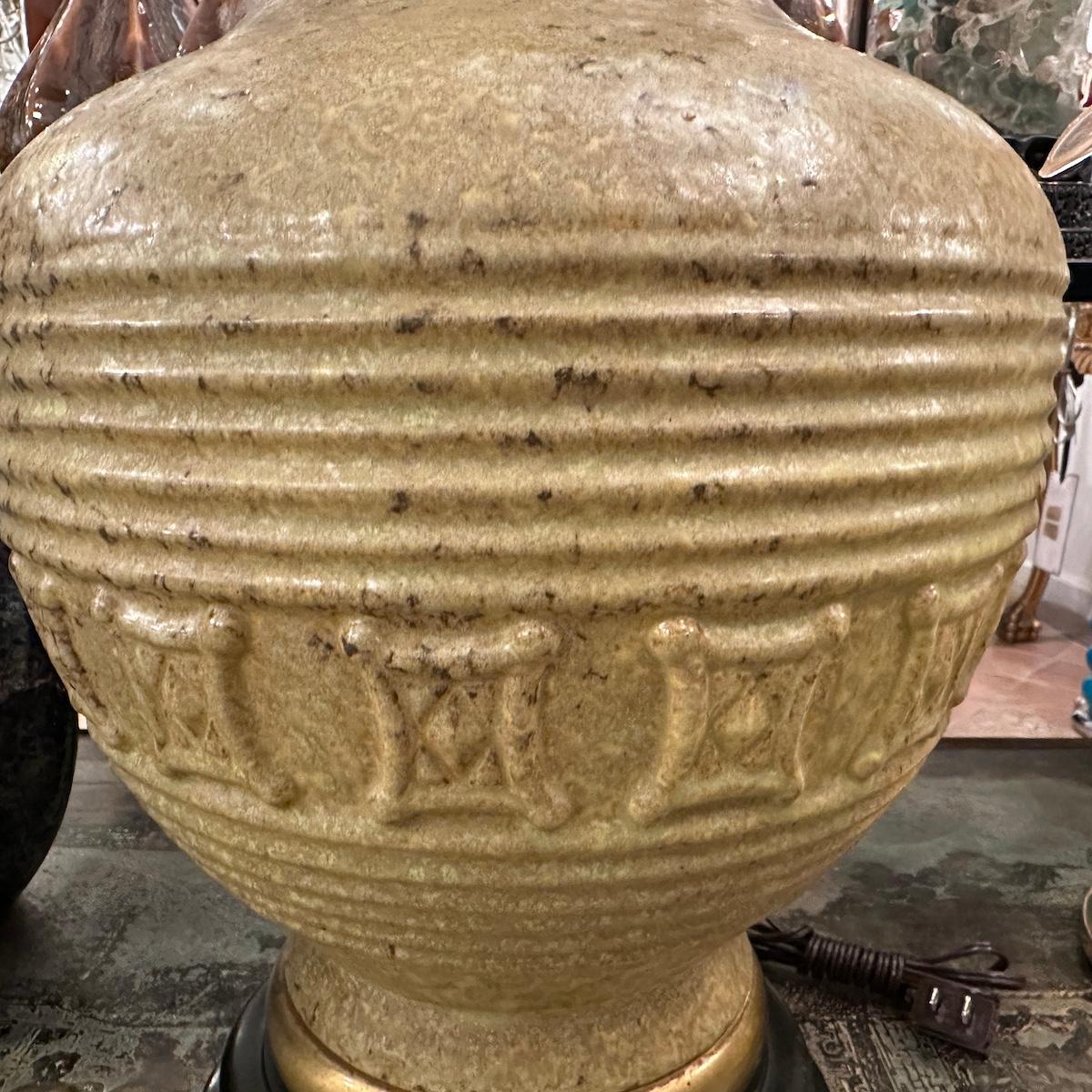 Large Midcentury Lamp In Good Condition For Sale In New York, NY