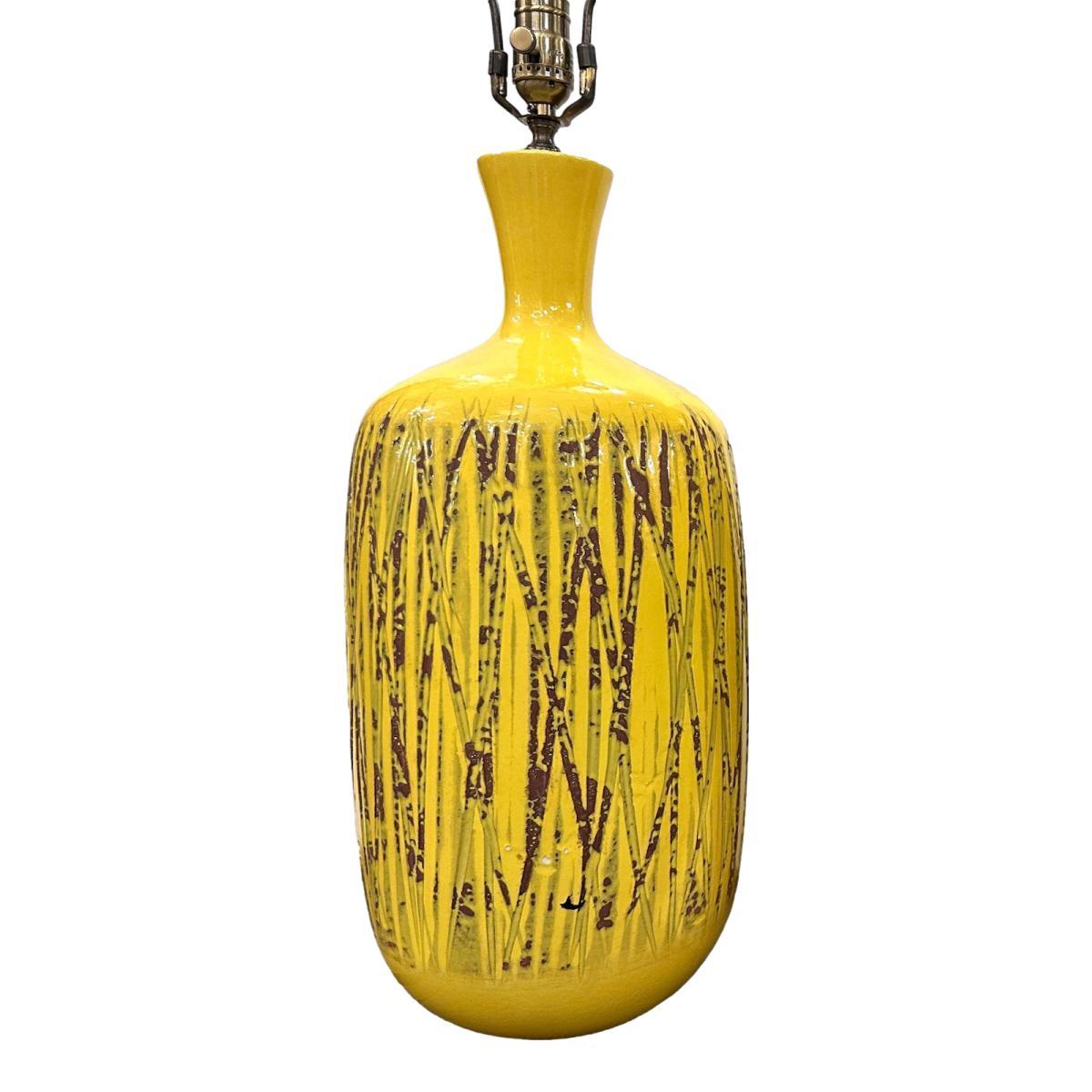 Italian Large Midcentury Lamp For Sale