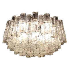 Grand lustre de Murano du milieu du siècle dernier par Toni Zuccheri pour Venini