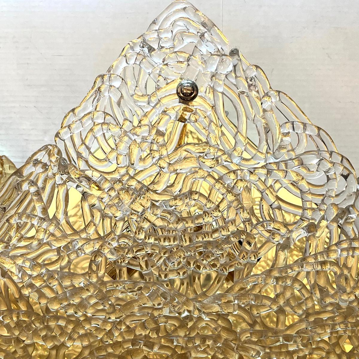 Grandes apliques de Murano de mediados de siglo en venta 1