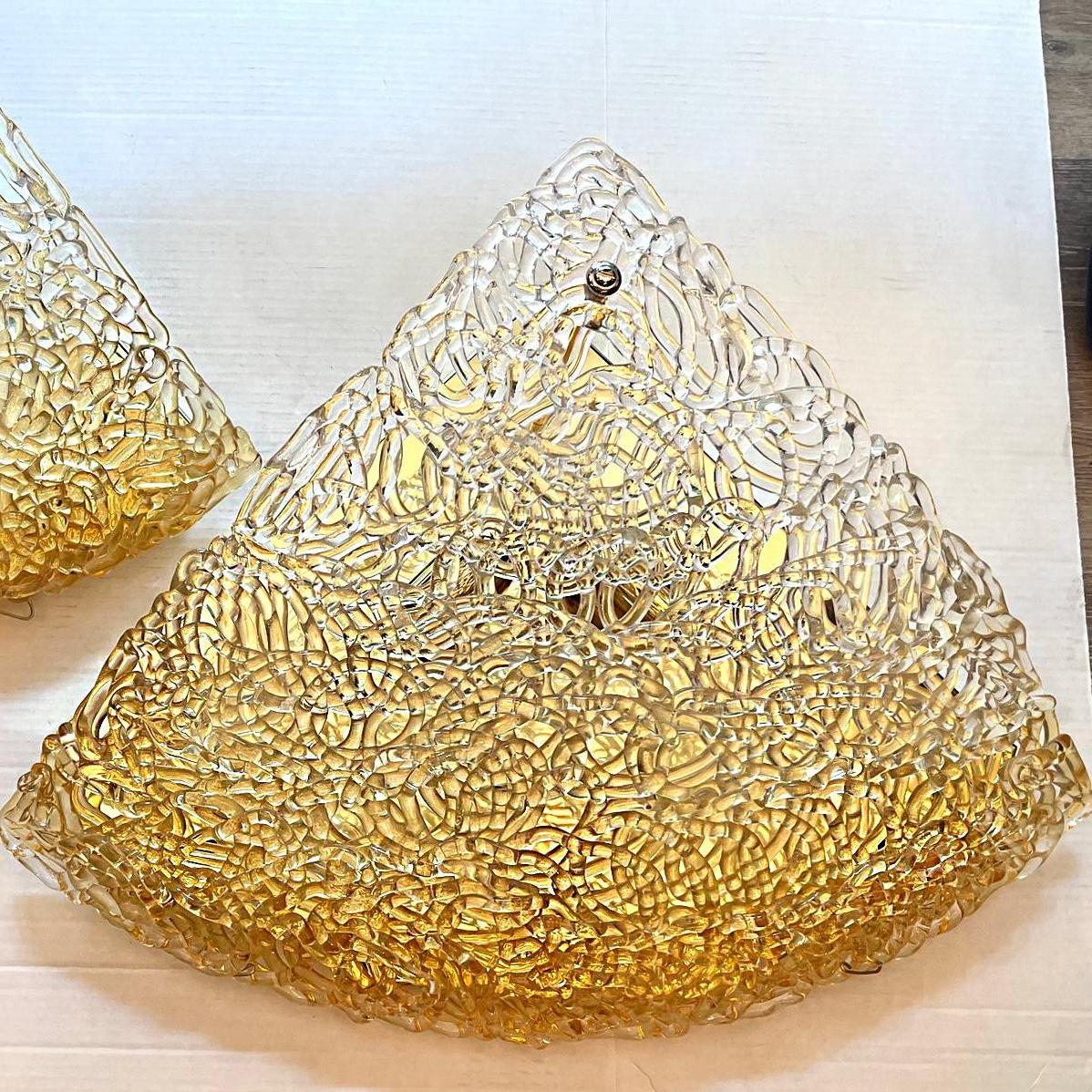 Grandes apliques de Murano de mediados de siglo en venta 3