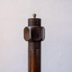 Large Midcentury Nut and Bolt Pepper Mill