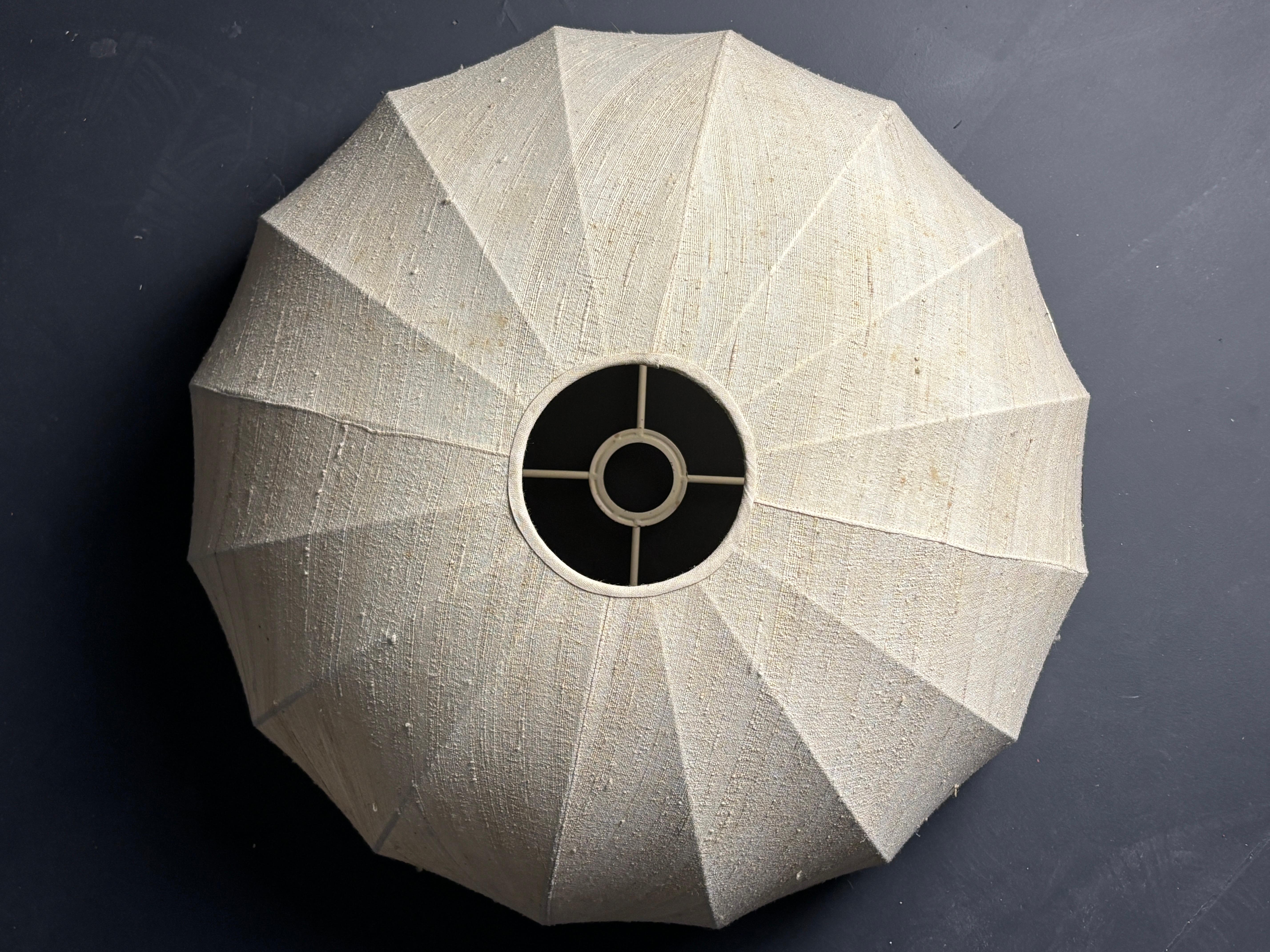 Large midcentury pencil reed rattan bamboo mushroom table lamp, 1970s For Sale 10