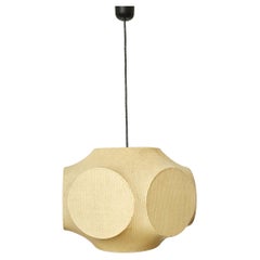 Large Midcentury Pendant Cocoon Designed by Achille Castiglioni, Italy, 1960s