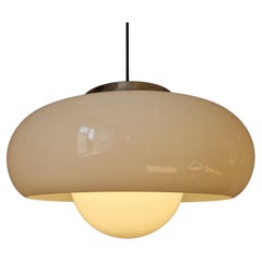 Große Mid-Century-Pendelleuchte Meblo entworfen von Harvey Guzzini, Italien, 1970er Jahre
