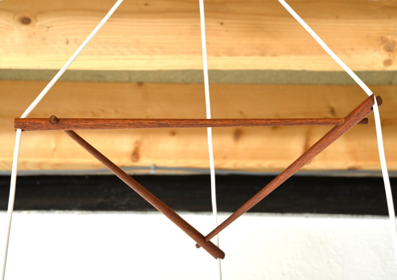 30 Set di dieci luci a cascata in teak scandinavo Bar Hotel in vendita 2