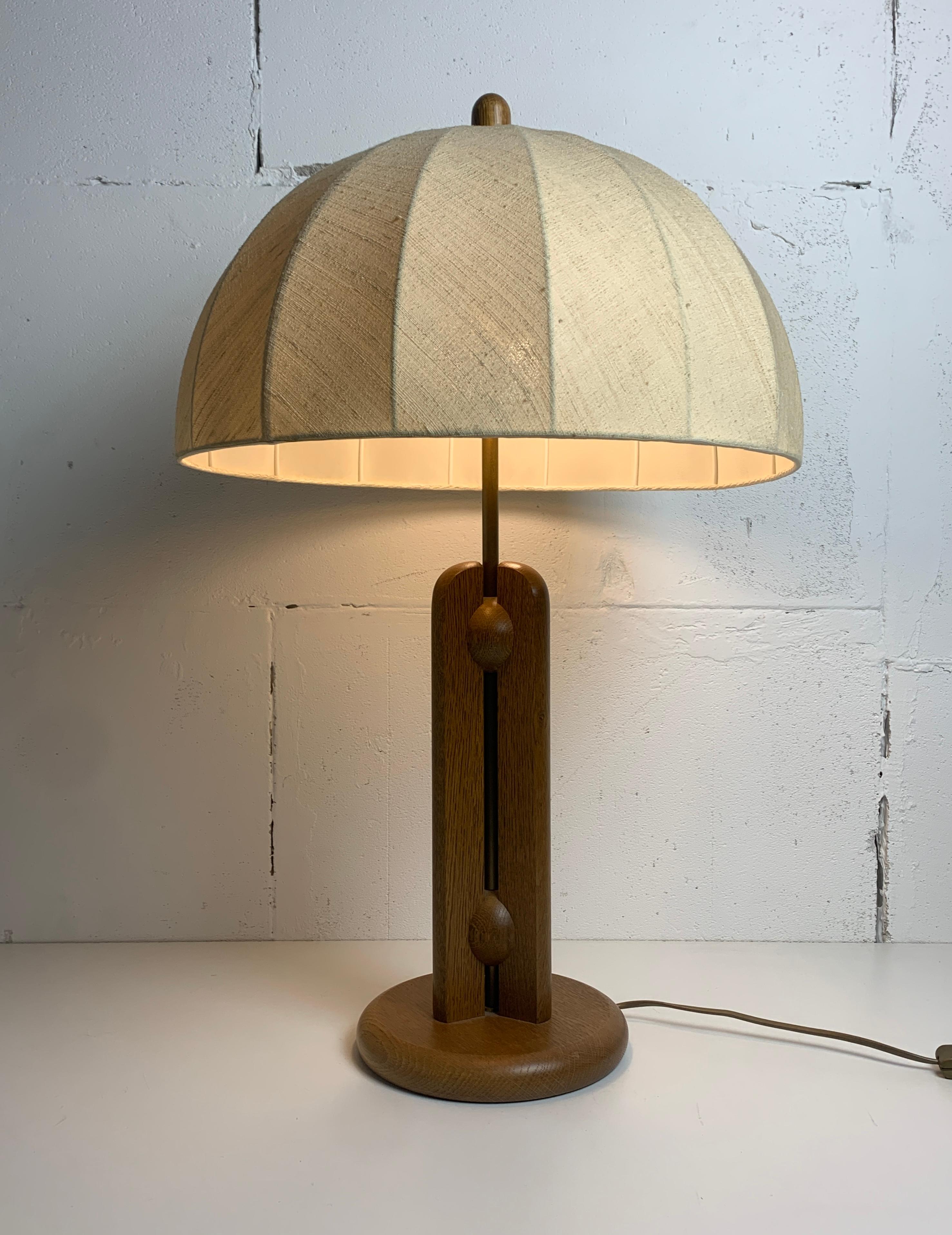 Tedesco Grande lampada da tavolo a fungo dell'era spaziale del Medioevo, anni '70 in vendita