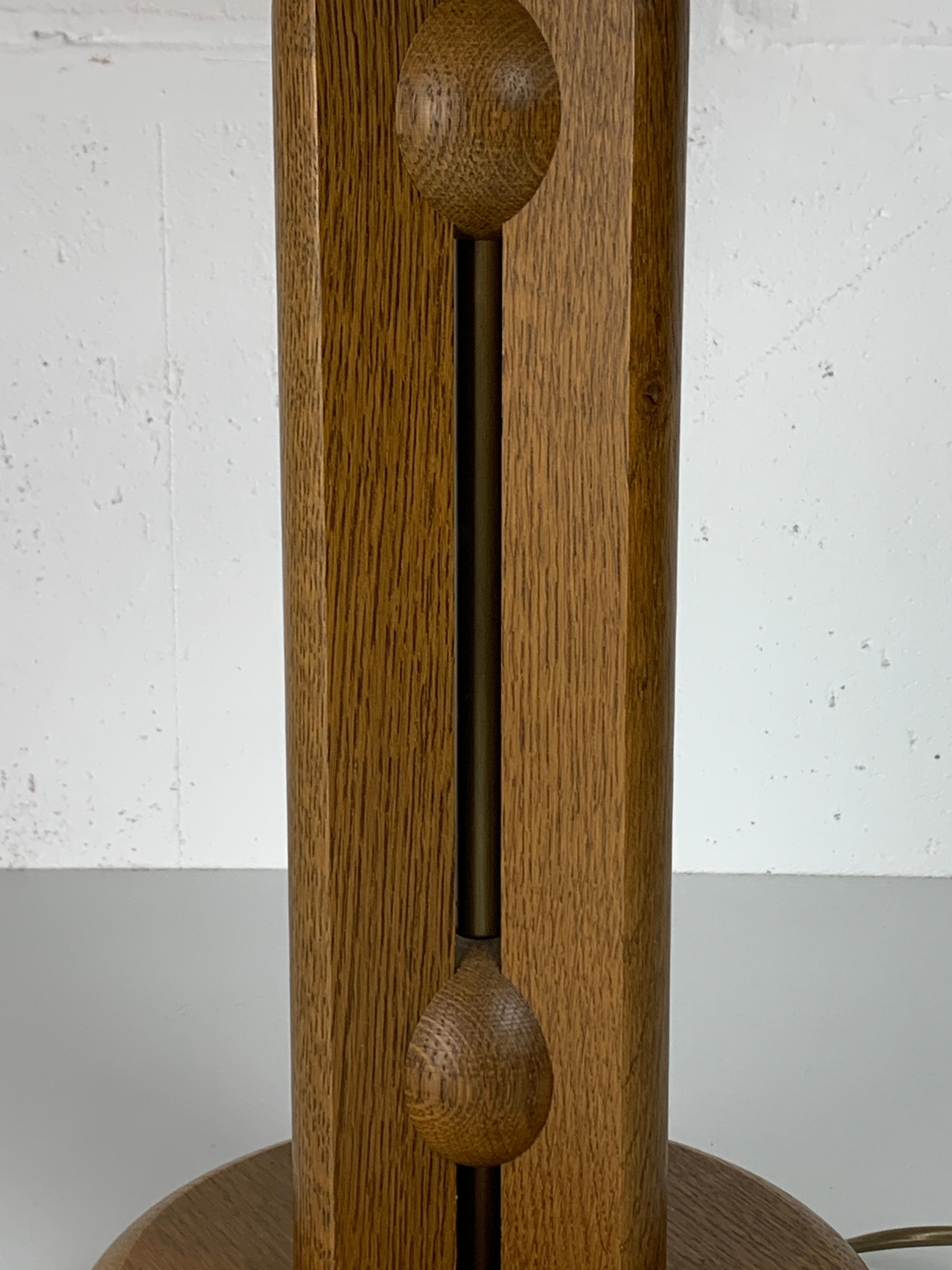Ottone Grande lampada da tavolo a fungo dell'era spaziale del Medioevo, anni '70 in vendita