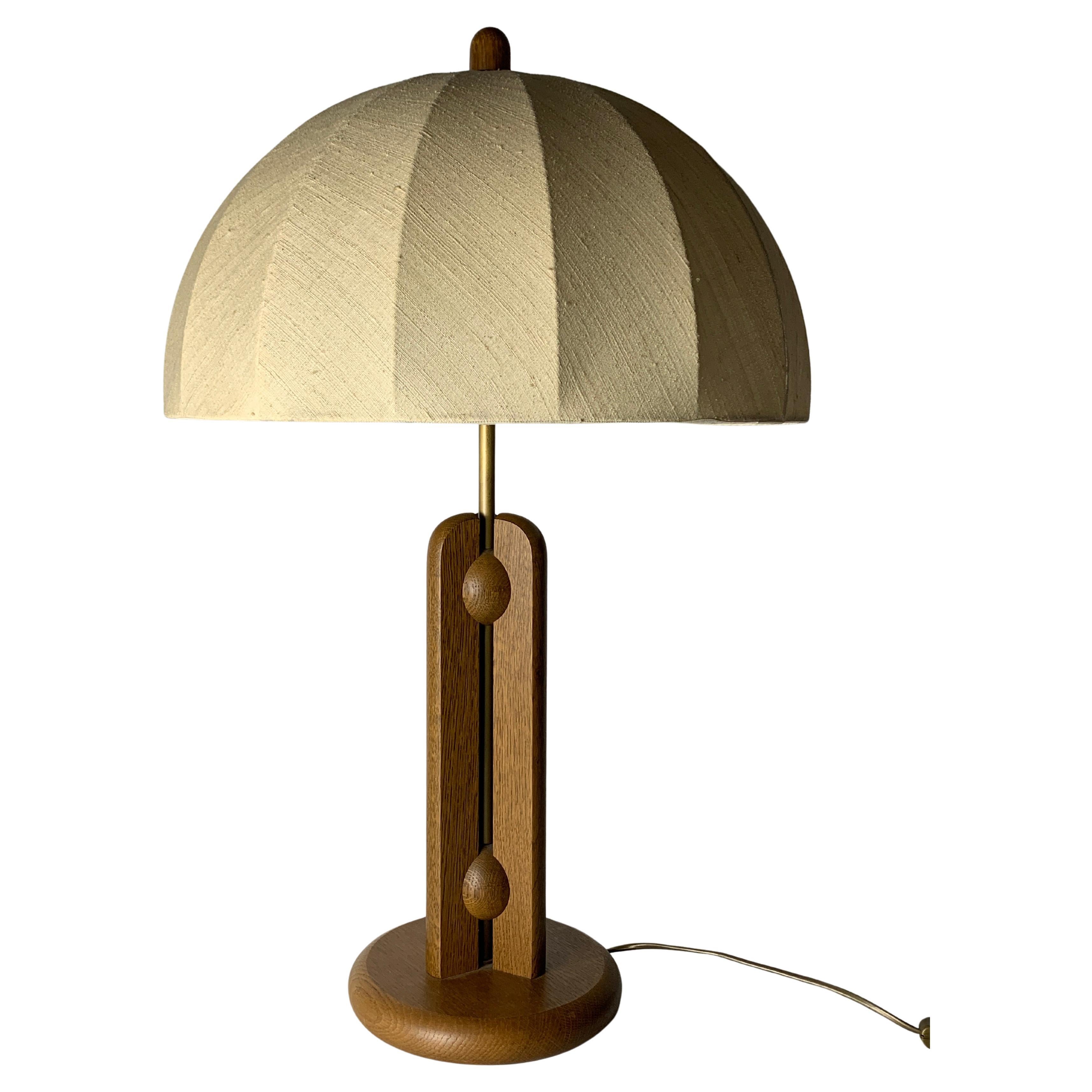 Grande lampada da tavolo a fungo dell'era spaziale del Medioevo, anni '70 in vendita