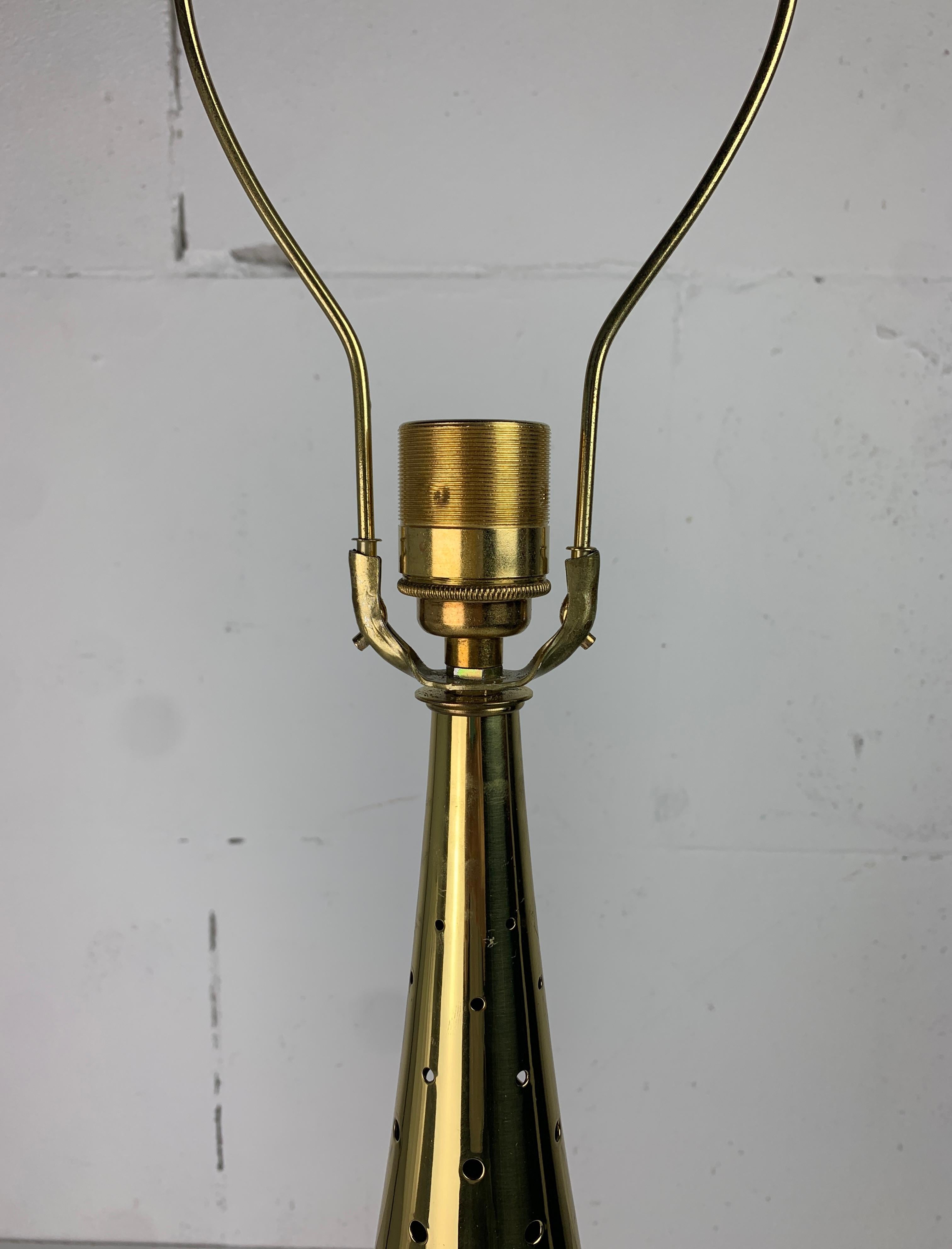 Grande lampe de table en laiton de style Sputnik du milieu du siècle, US 1950s en vente 4