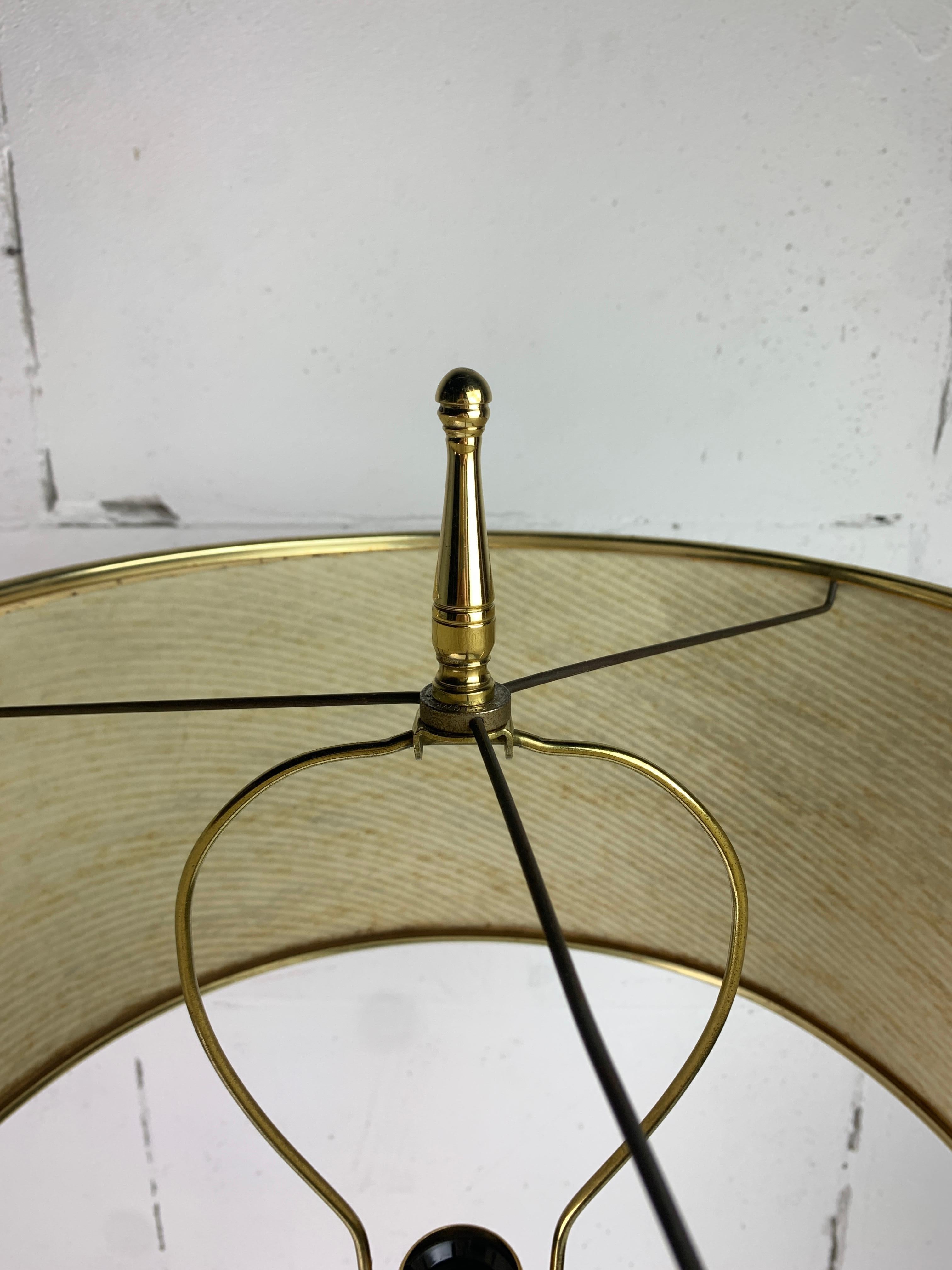 Grande lampe de table en laiton de style Sputnik du milieu du siècle, US 1950s en vente 1