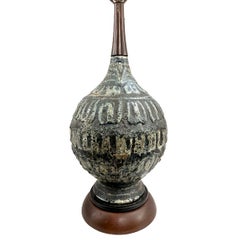 Große Midcentury Tischlampe