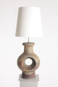 Large Midcentury Table Lamp, Made in Denmark, 1960s