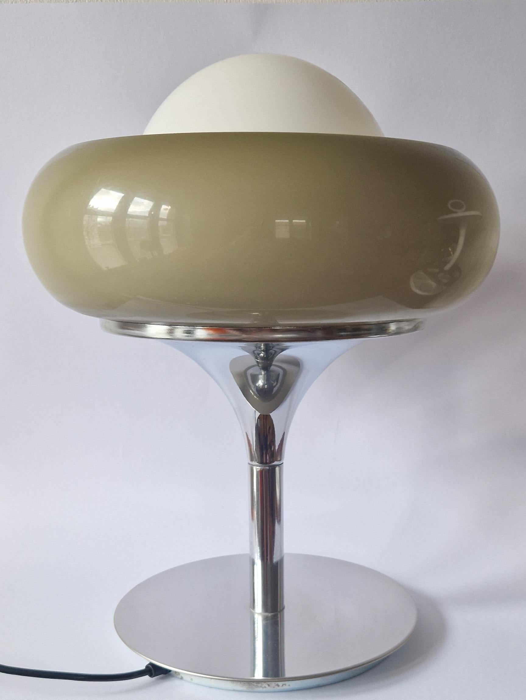Mid-Century Modern Large Midcentury Table Lamp Meblo, designed by Harvey Guzzini, Italy, 1970s