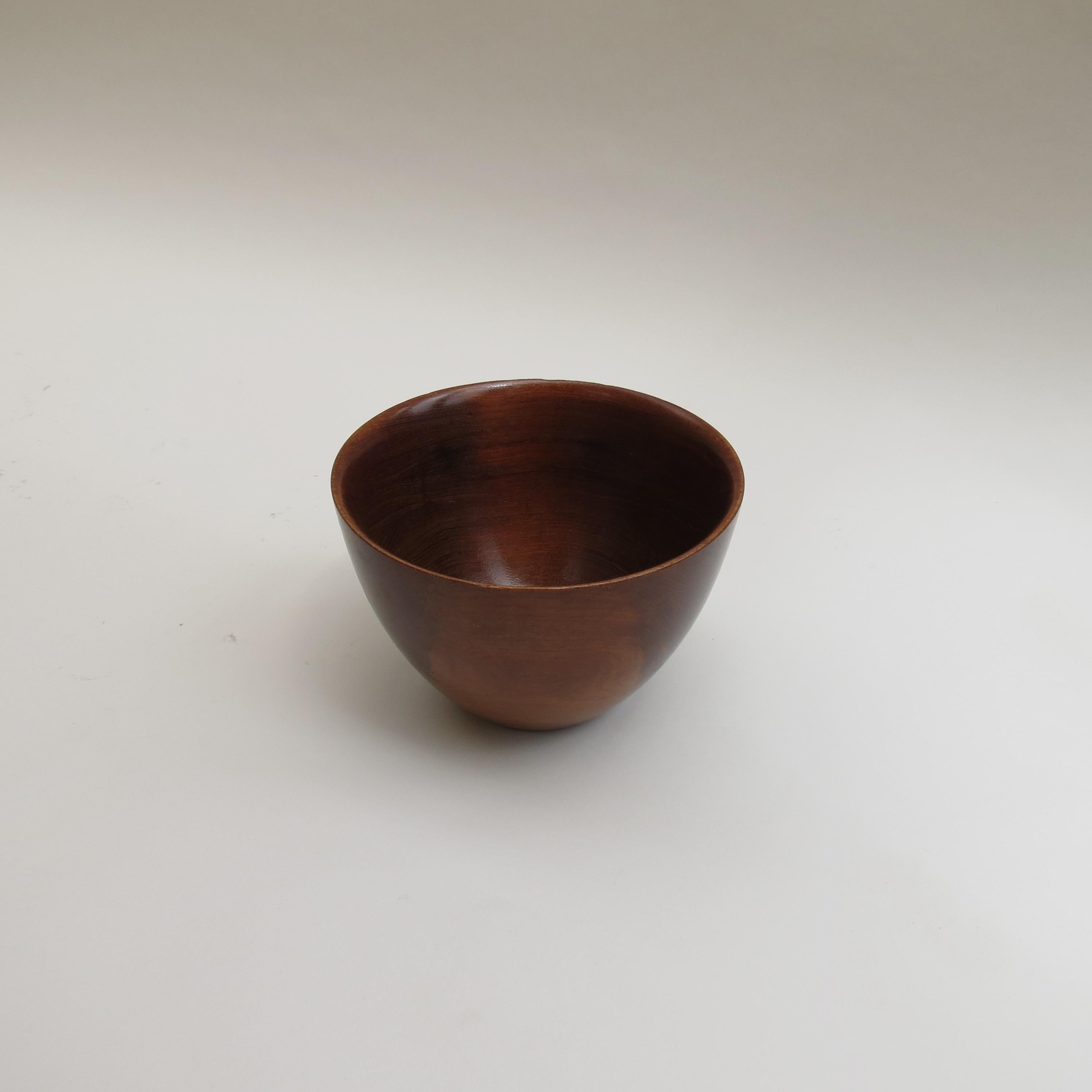 Large Midcentury Teak Wooden Bowl by Galatix, England, 1970s 3