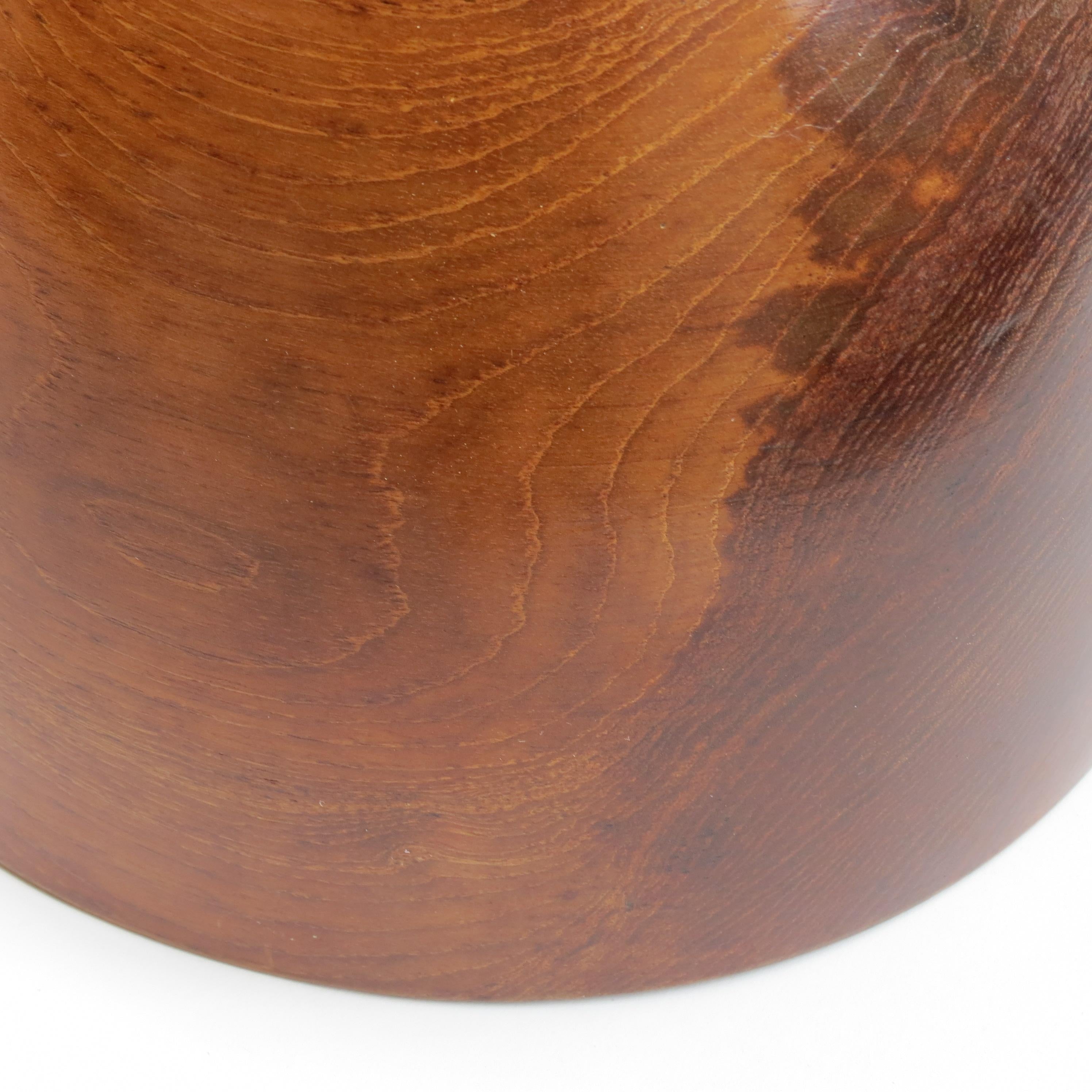 20th Century Large Midcentury Teak Wooden Bowl by Galatix, England, 1970s