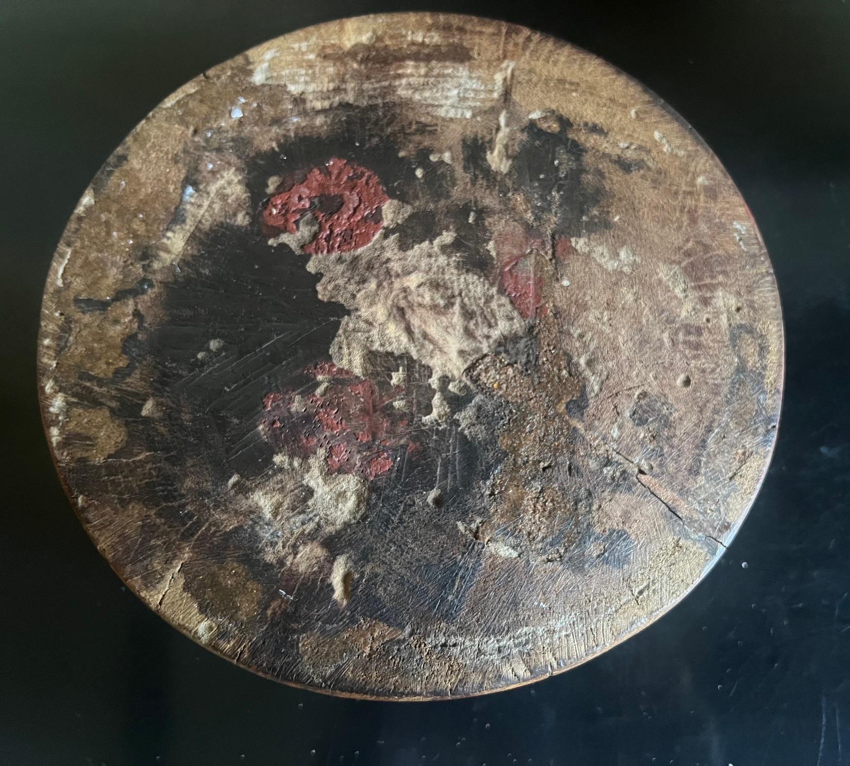 Large Middle Eastern Round Lidded Spice Box, c. 1900 For Sale 12