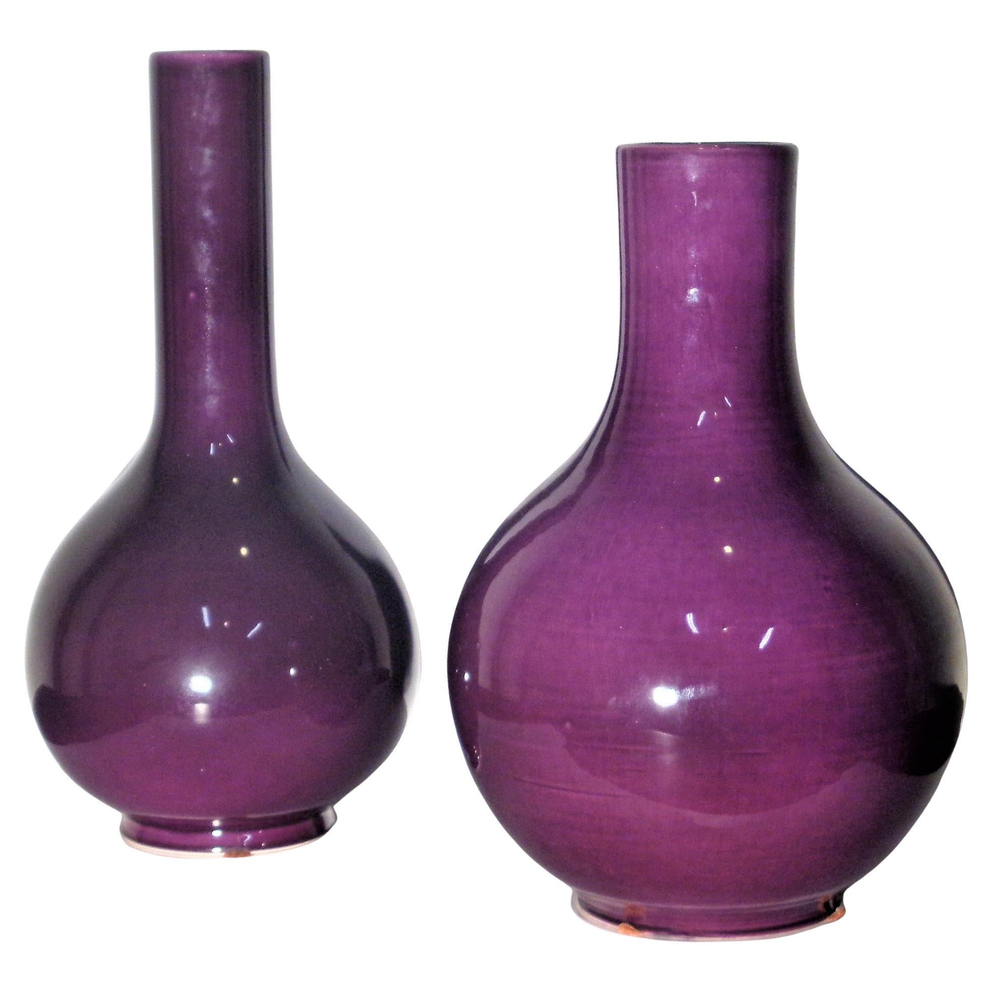 purple vase