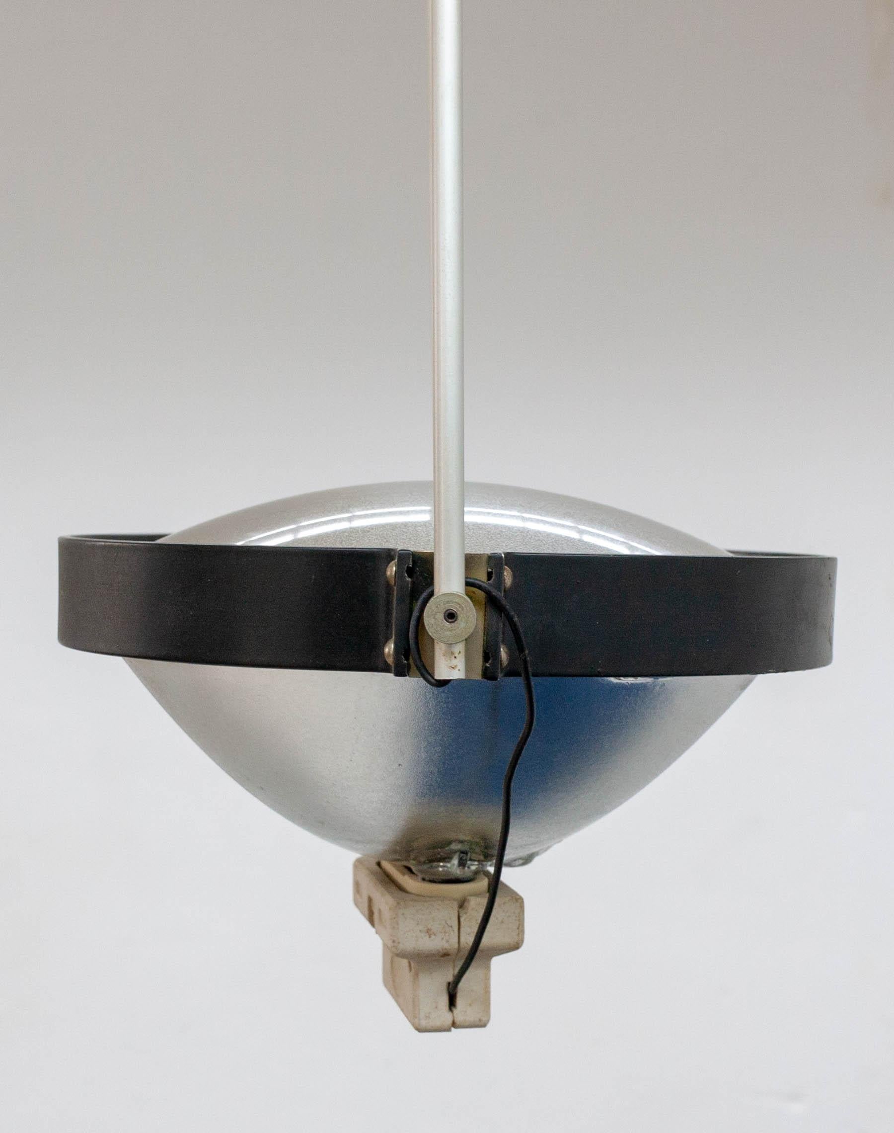 Late 20th Century Large Minimal Ceiling Mounted Spot Light, 1980s