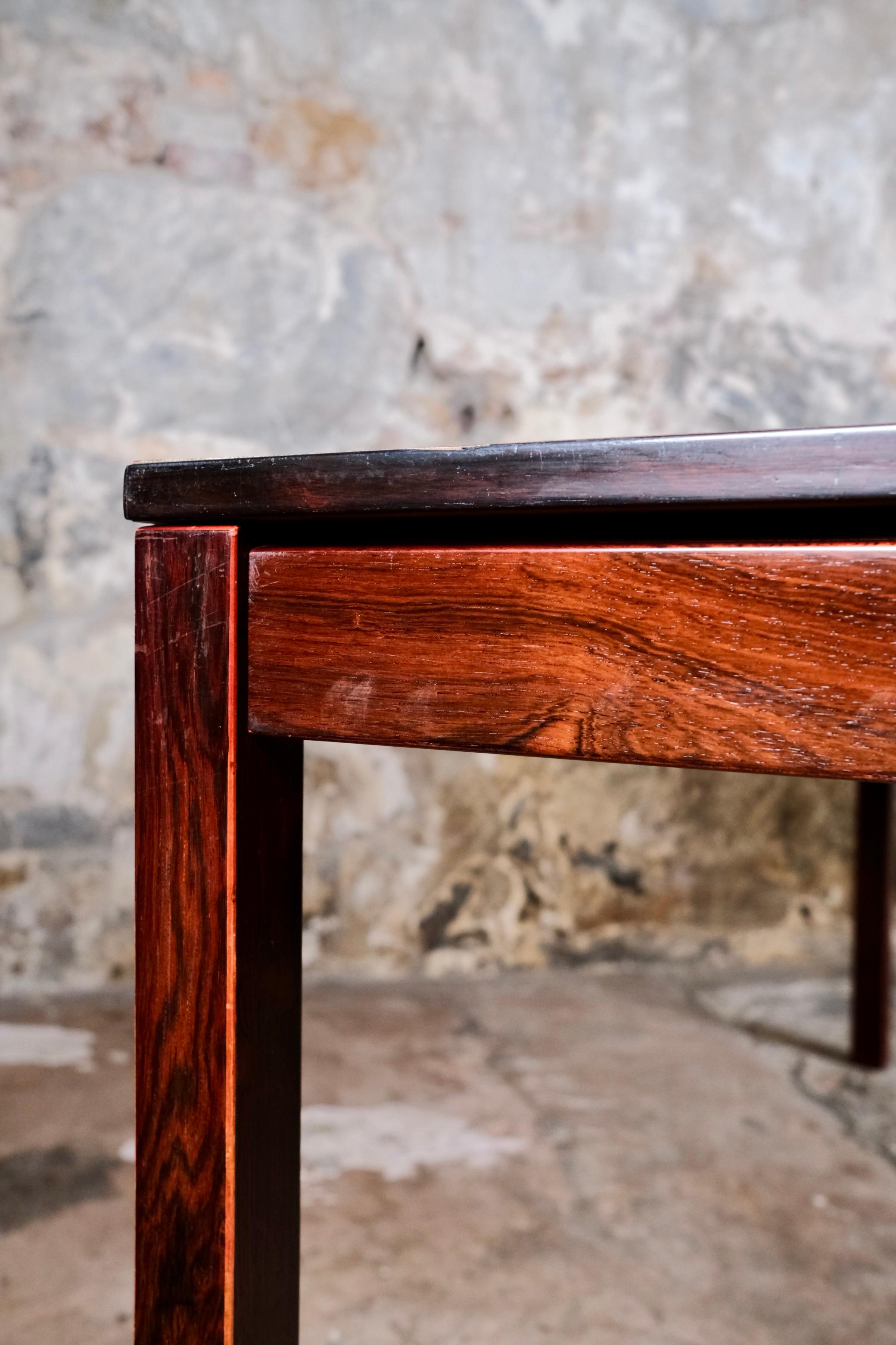 Grande table de salle à manger scandinave minimaliste, forme rectangulaire, années 1960 en vente 11