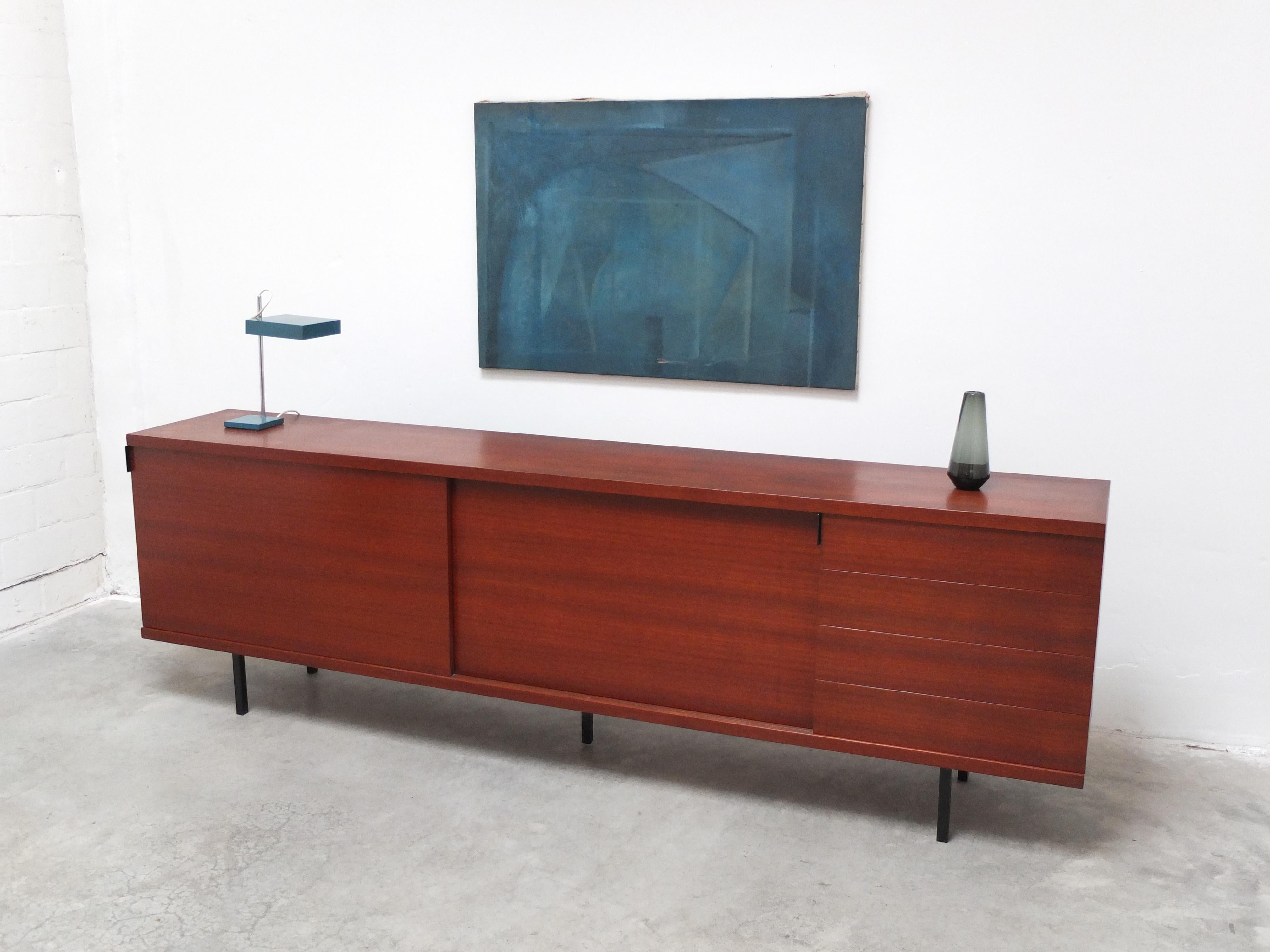 Large Minimalist Sideboard by Hans Konëcke for Tecta, 1960s 12