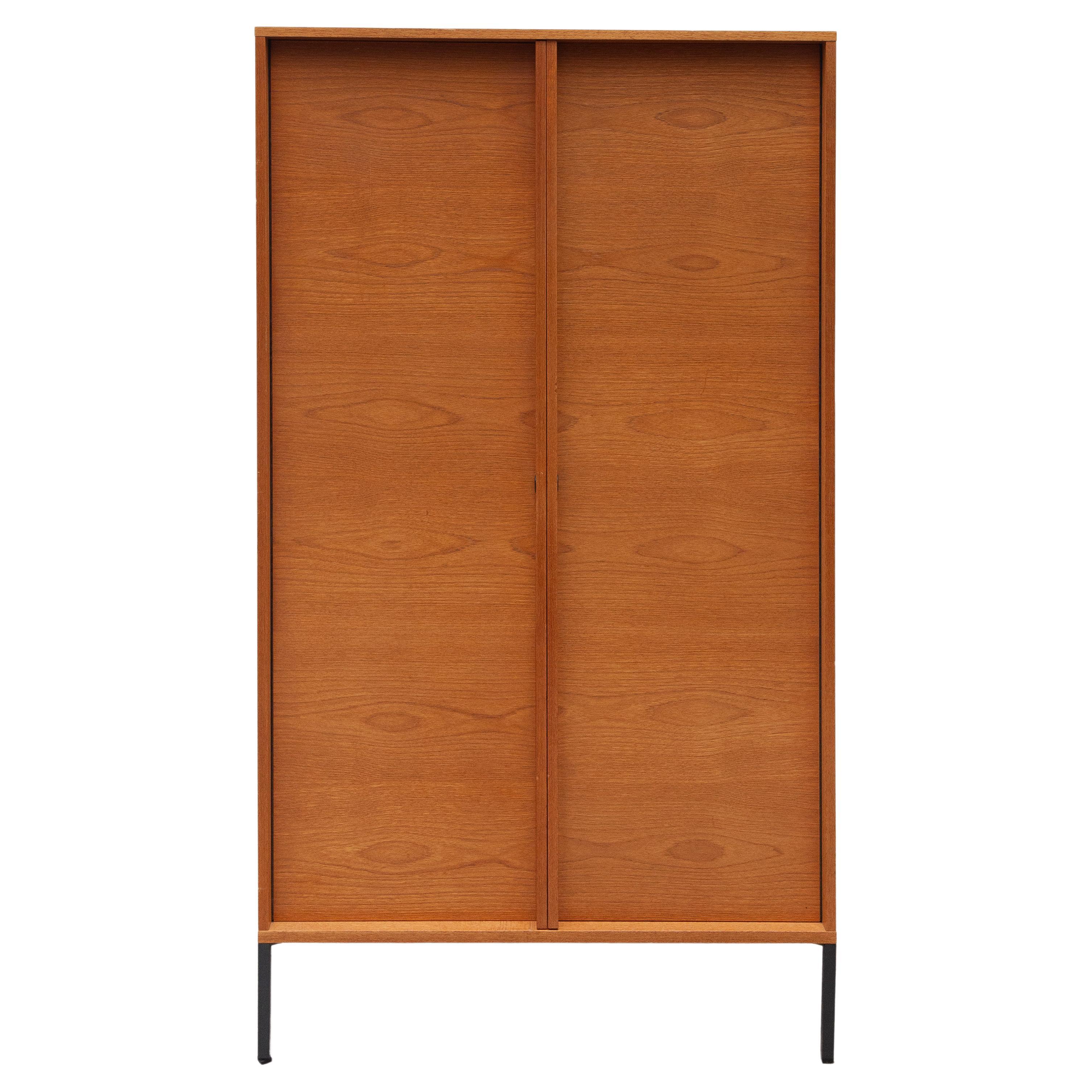 Large Minimalist Wardrobe, Cabinet designed by Gunther Renkel, for Rego, 1960s