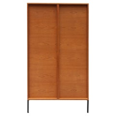 Large Minimalist Wardrobe, Cabinet designed by Gunther Renkel, for Rego, 1960s