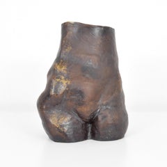 Large Mino Rosso Torso Sculpture/Vessel