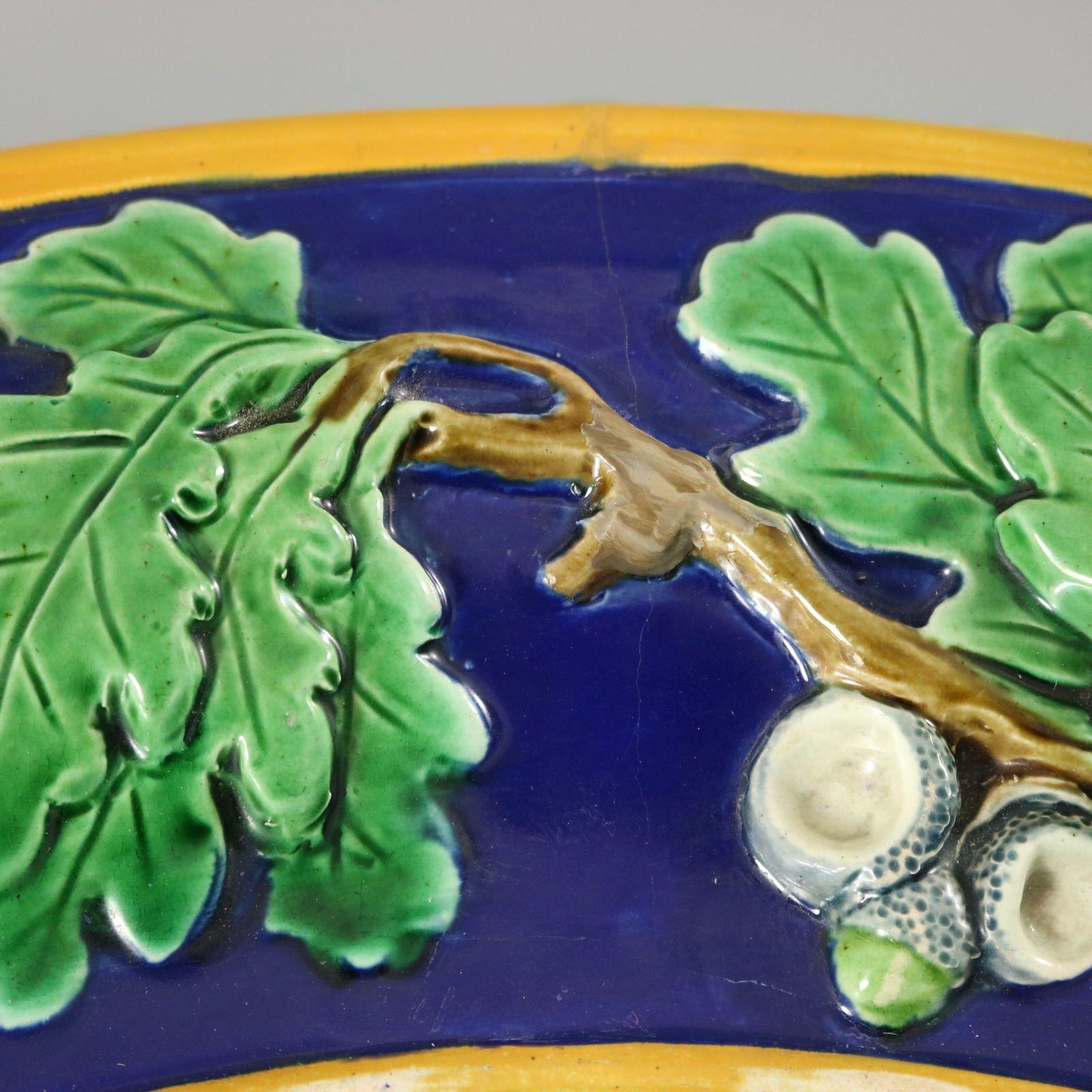 Large Minton Majolica Cupids Jardiniere And Stand 11