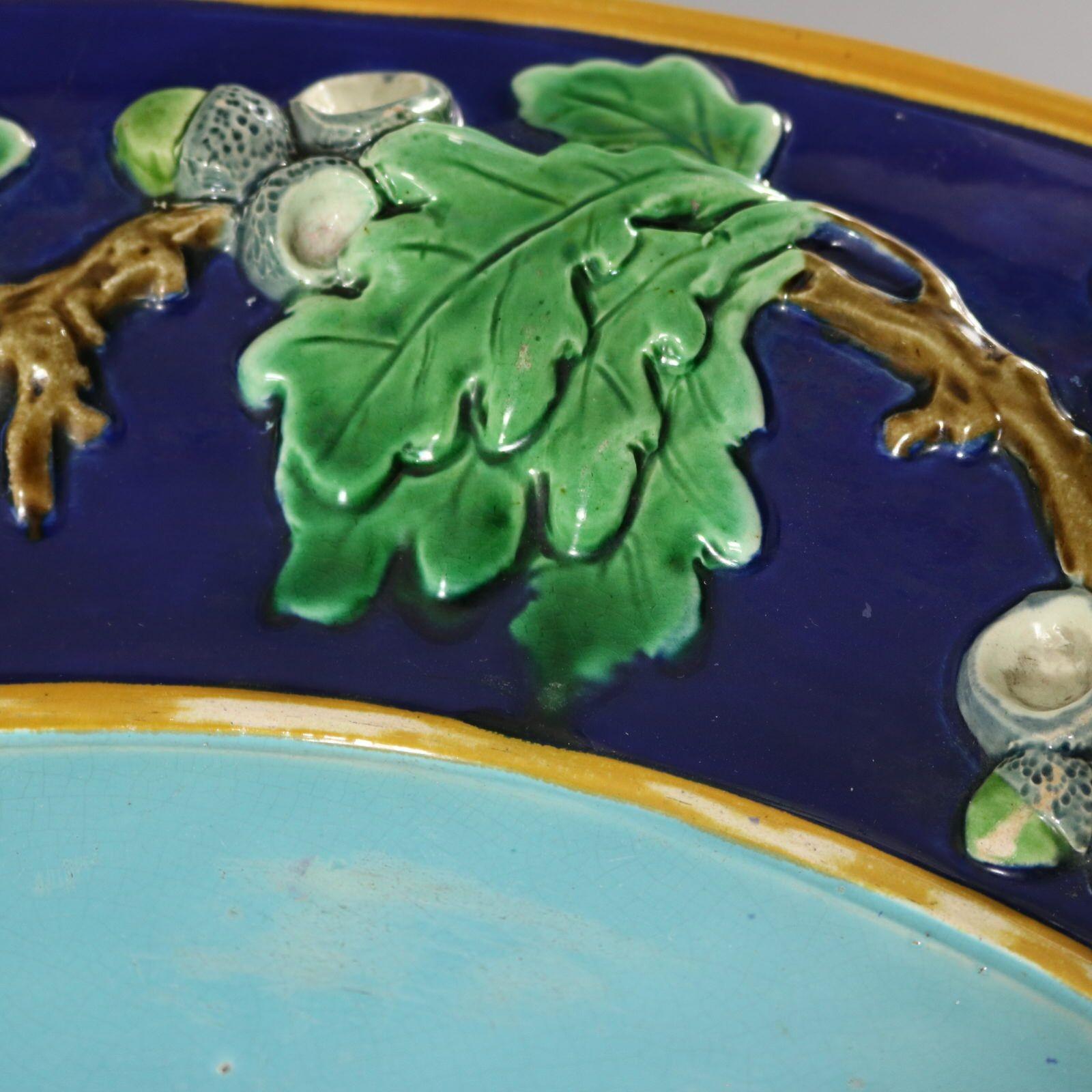 Large Minton Majolica Cupids Jardiniere And Stand 14