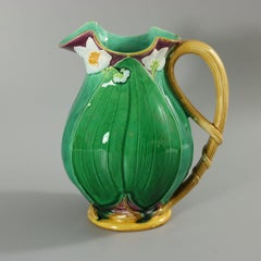 Large Minton Majolica Lily Jug/Pitcher