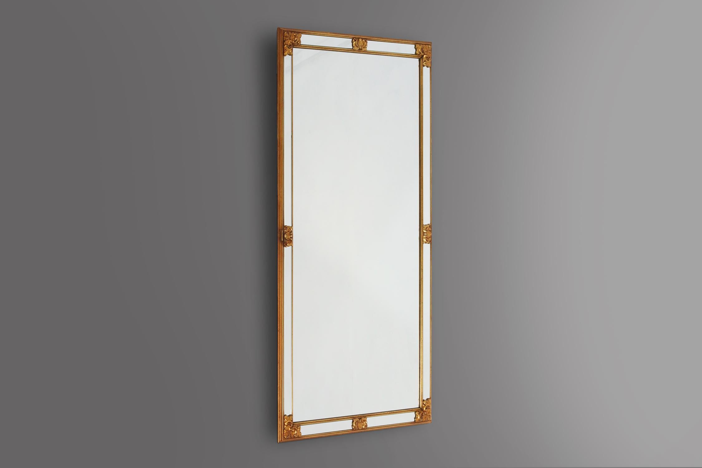 Large Mirror by Deknudt, 1970s In Good Condition In Meulebeke, BE