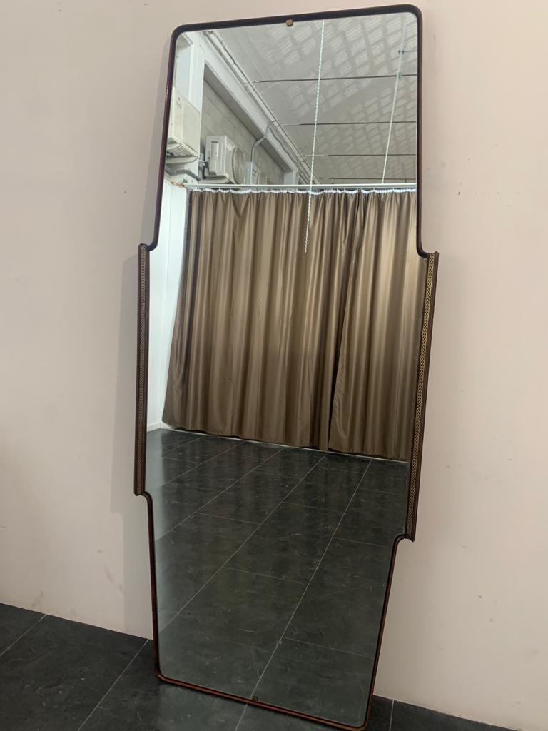 Large Mirror by Osvaldo Borsani for Turri, 1950s For Sale 4