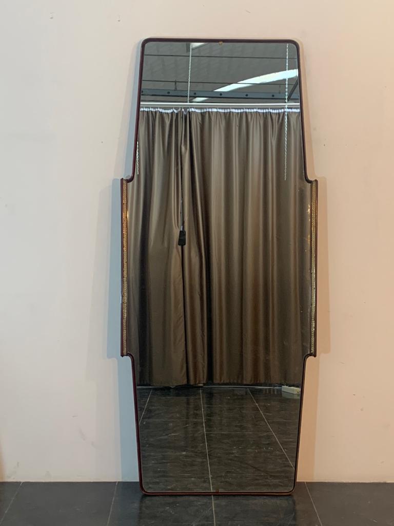 Large Mirror by Osvaldo Borsani for Turri, 1950s For Sale 8