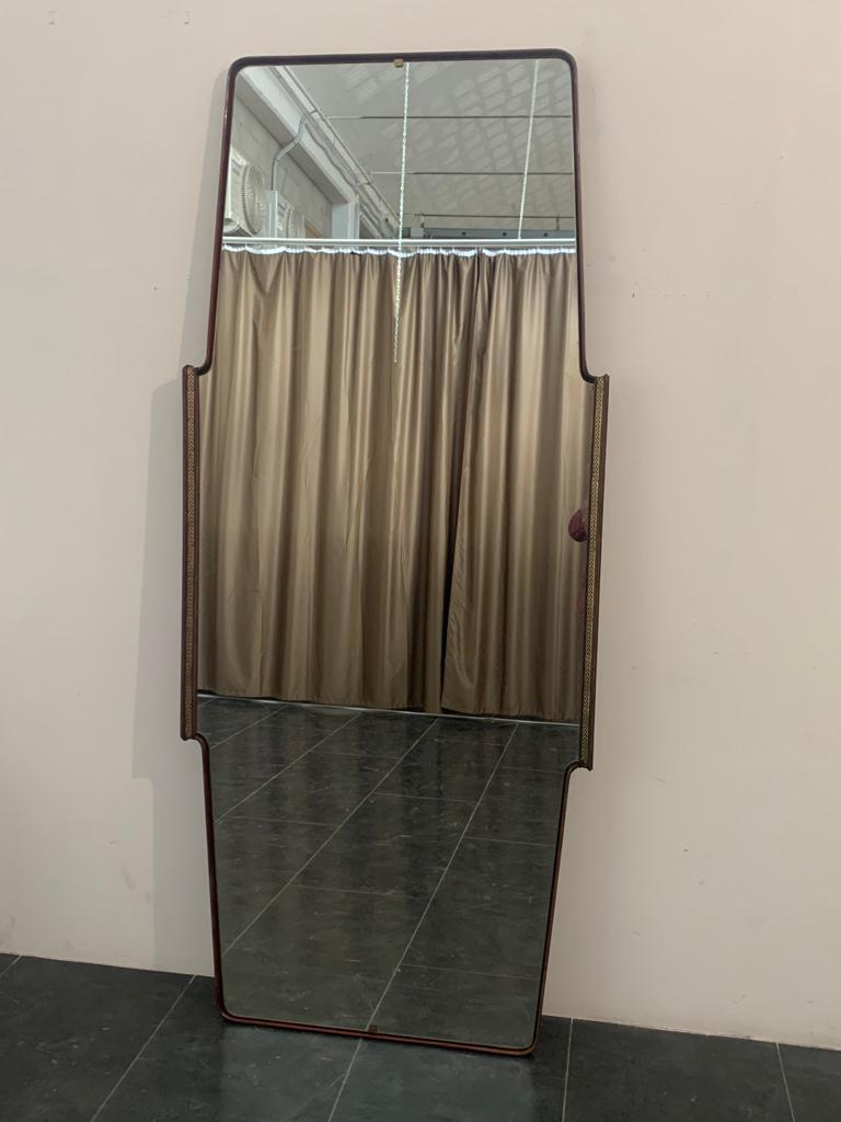 Large Mirror by Osvaldo Borsani for Turri, 1950s In Good Condition For Sale In Montelabbate, PU