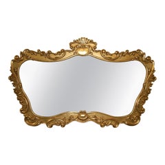 Large Mirror with Gold Leaf