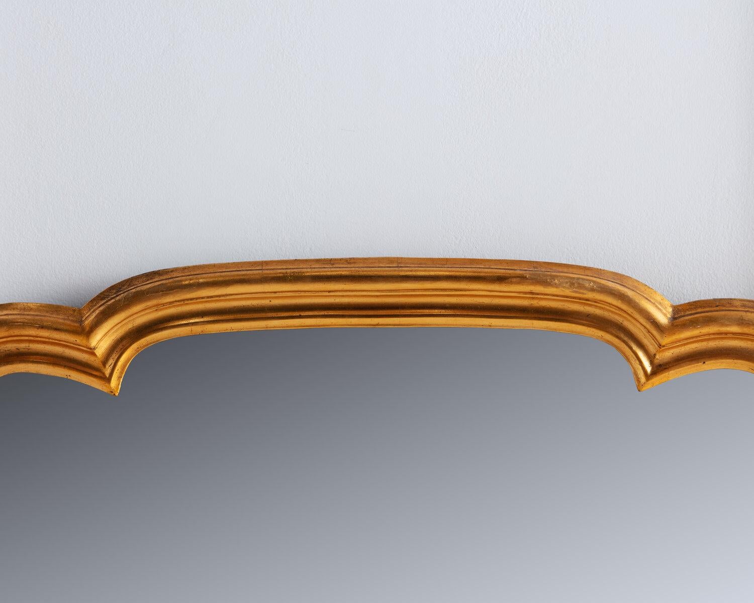 Large Mirror with Unique Arched Top 2