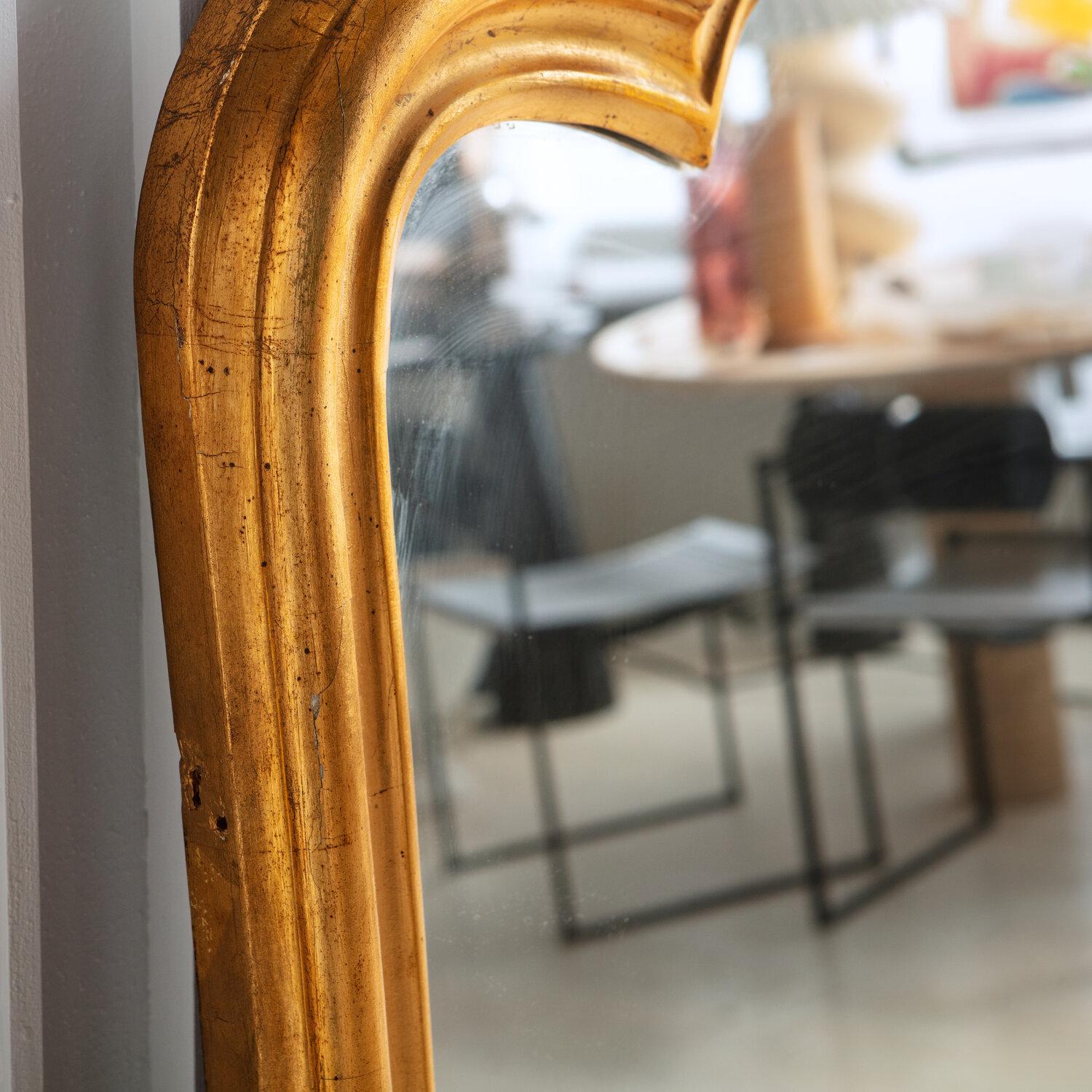 Large Mirror with Unique Arched Top 4