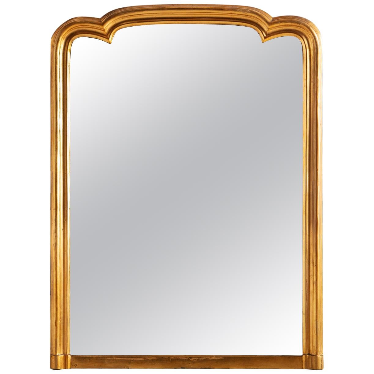 Large Mirror with Unique Arched Top
