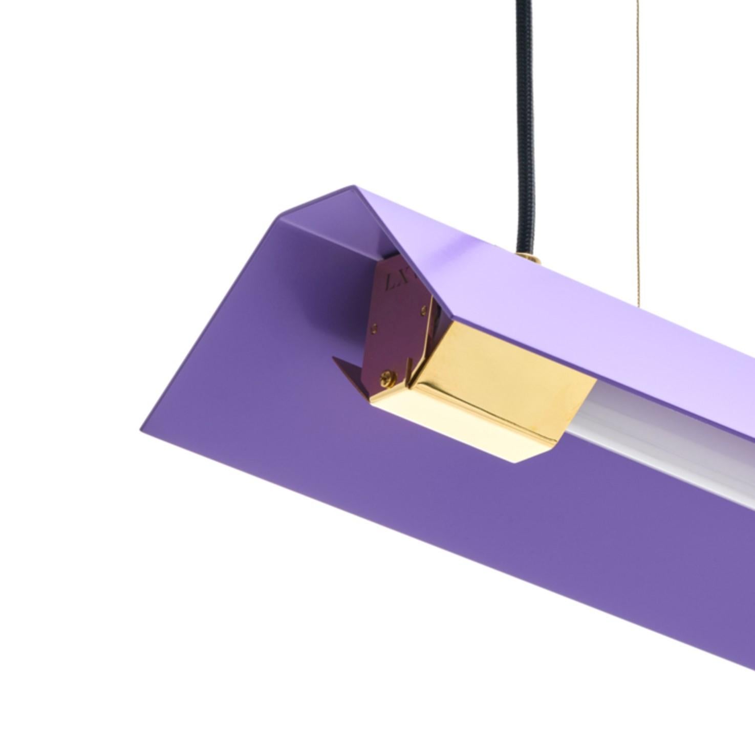 Postmoderno Lampada a sospensione Misalliance Ex Lavender grande di Lexavala in vendita
