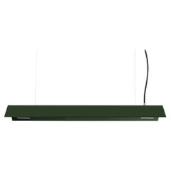 Grande lampe suspendue vert bouteille de sarcelle Misalliance de Lexavala