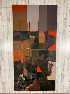 Large Mixed Media Oil on Canvas by Arnolkis Turro