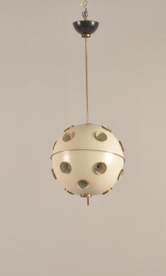 Large Model 551 Chandelier by Oscar Torlasco for Lumi