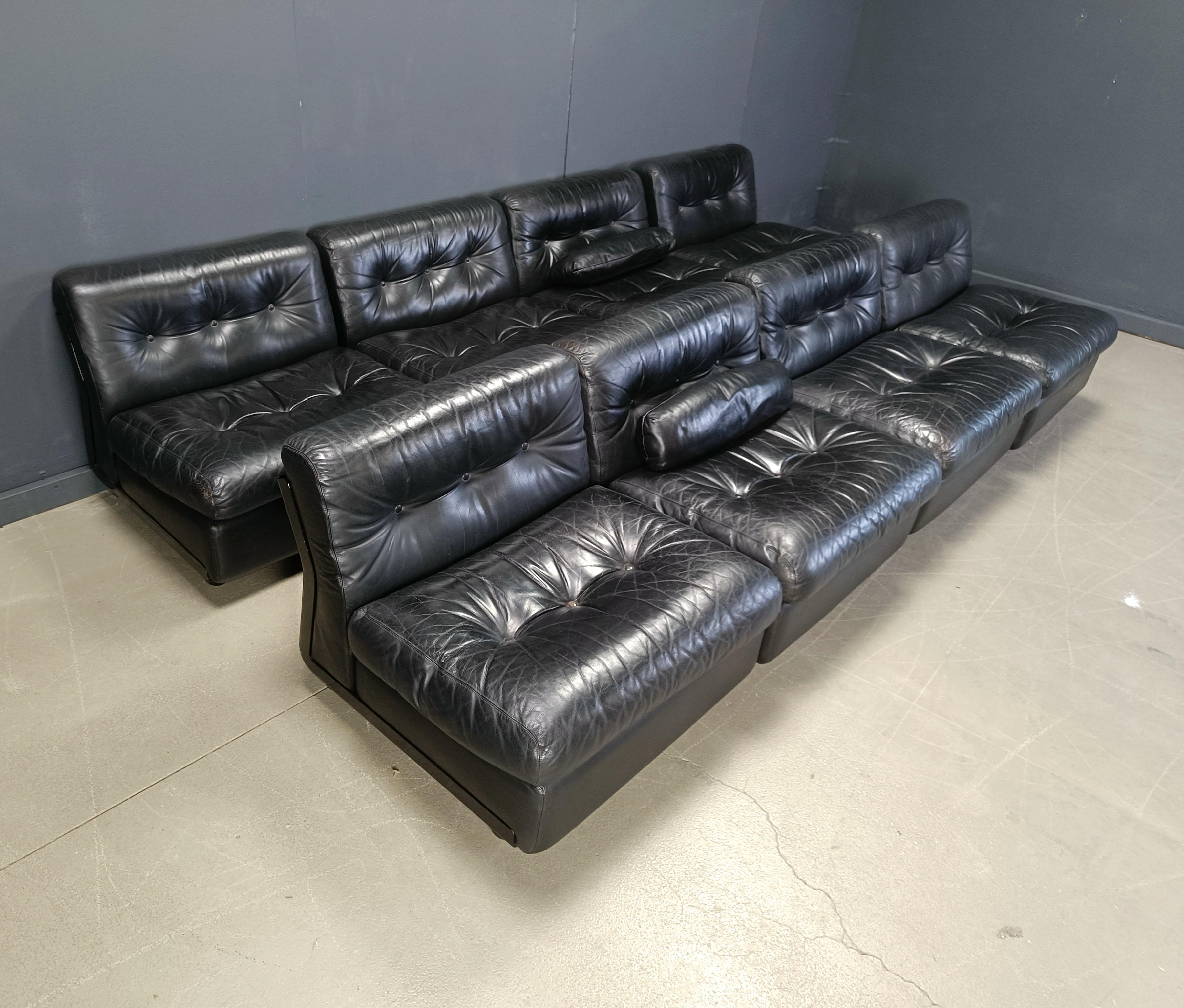 Gran juego de sofás modulares Modelo Amanta de Mario Bellini para B&B Italia, años 70 finales del siglo XX en venta