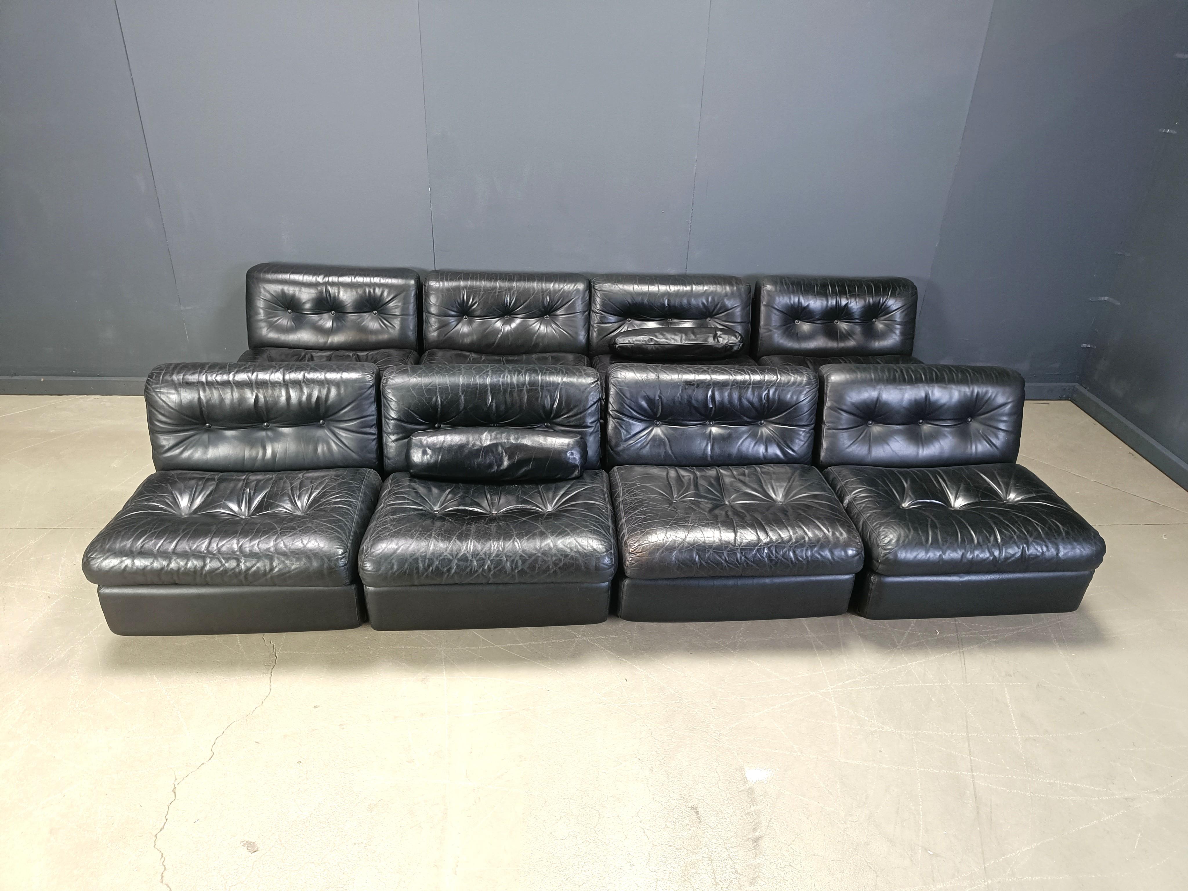 Gran juego de sofás modulares Modelo Amanta de Mario Bellini para B&B Italia, años 70 en venta 1