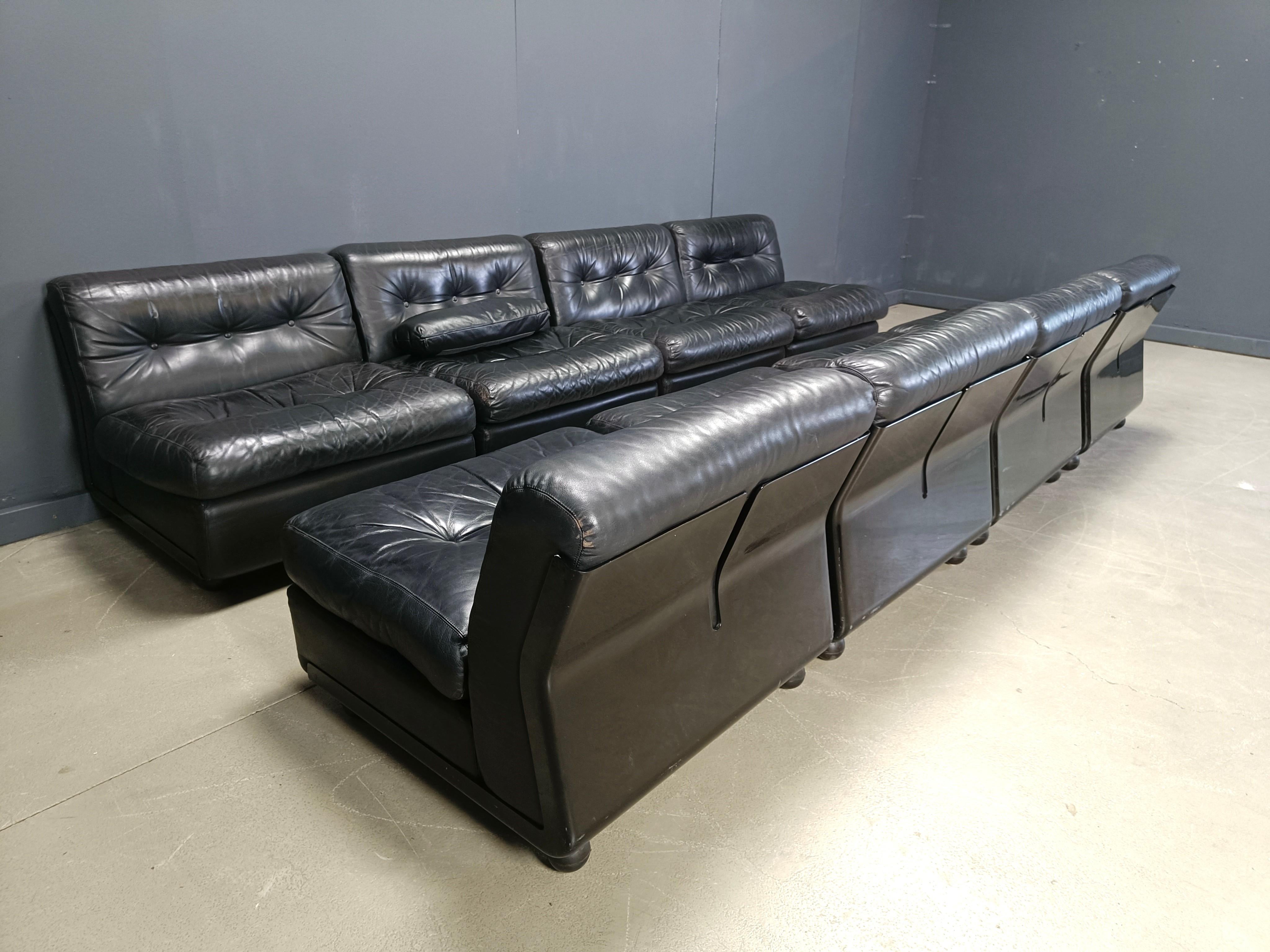 Gran juego de sofás modulares Modelo Amanta de Mario Bellini para B&B Italia, años 70 en venta 2