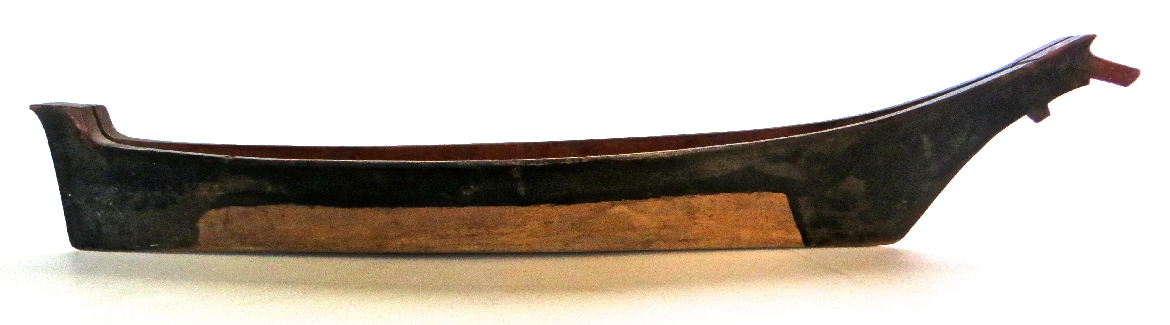 Native American Large Model Canoe by Native North American Indians, circa 1890