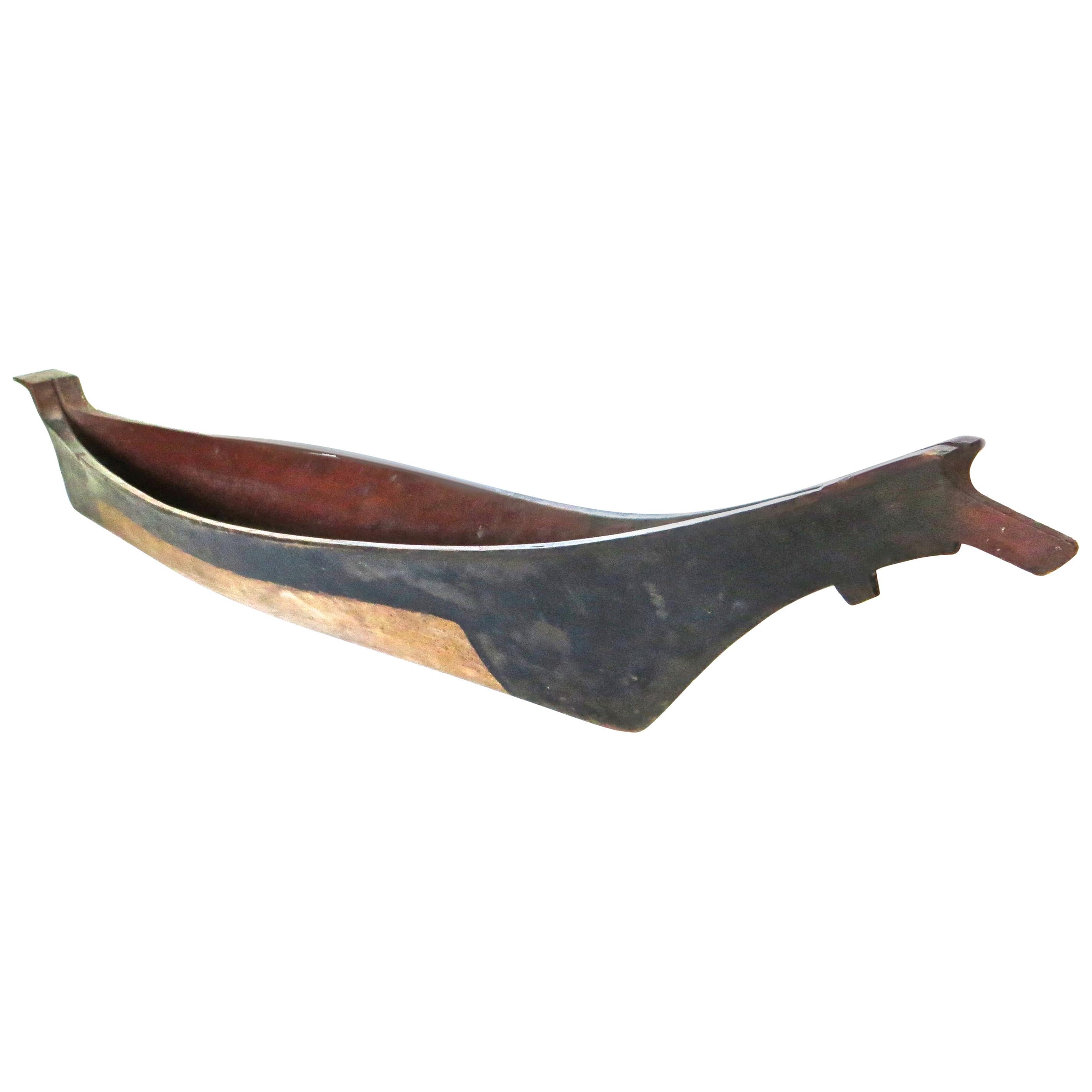 Large Model Canoe by Native North American Indians, circa 1890