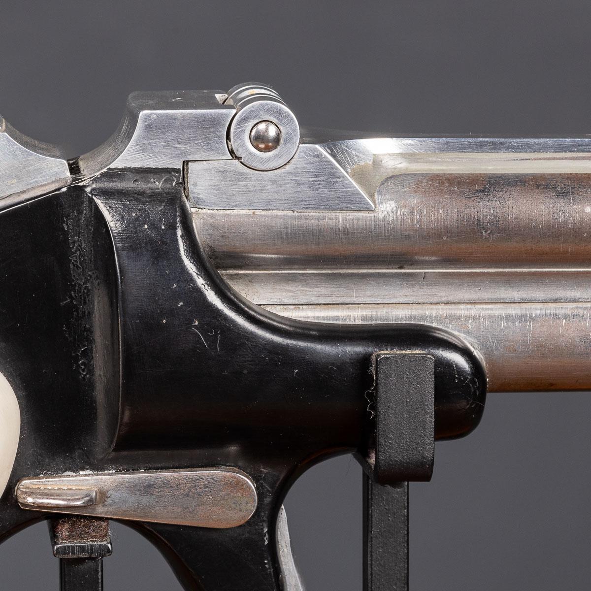 Large Model Of A 95 Double Deringer Handgun For Sale 14